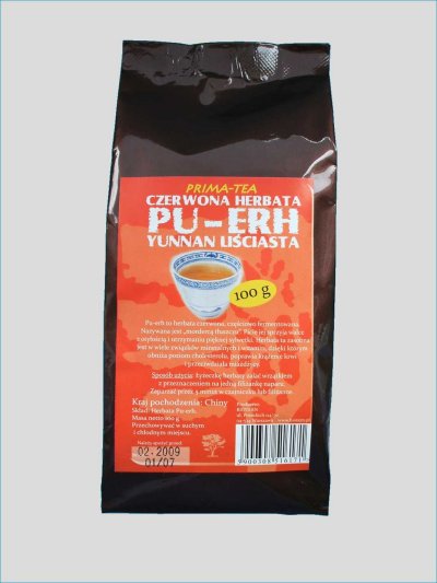 Herbata chiska pu-erh 100g Biotern